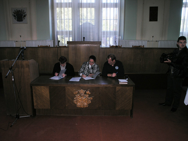 Potpisivanje Protokola o saradnji, Senta 9. oktobar 2010